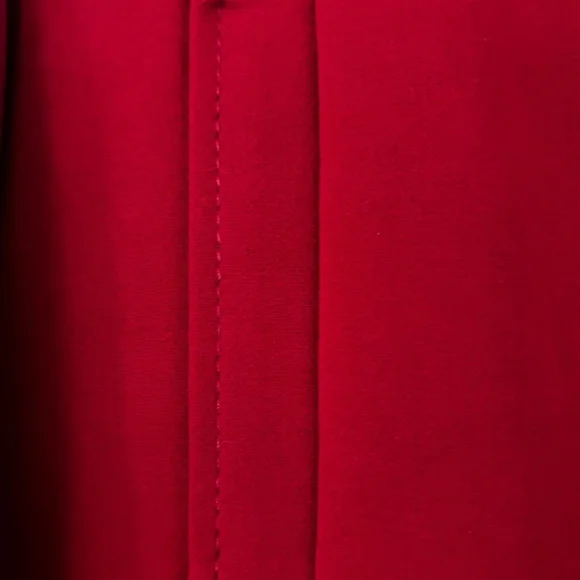 Worthington Red Pea Coat with Black Buttons - Picture 5 of 11